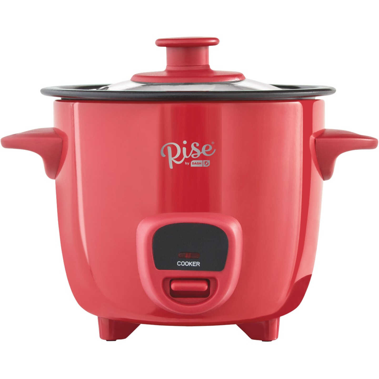 Dash Mini Rice Cooker with Keep Warm 2 Cup Red